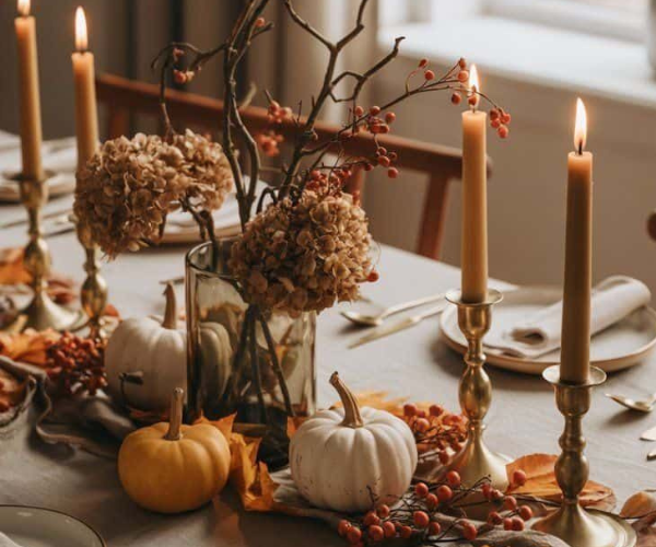 1 top autumn tableware decor